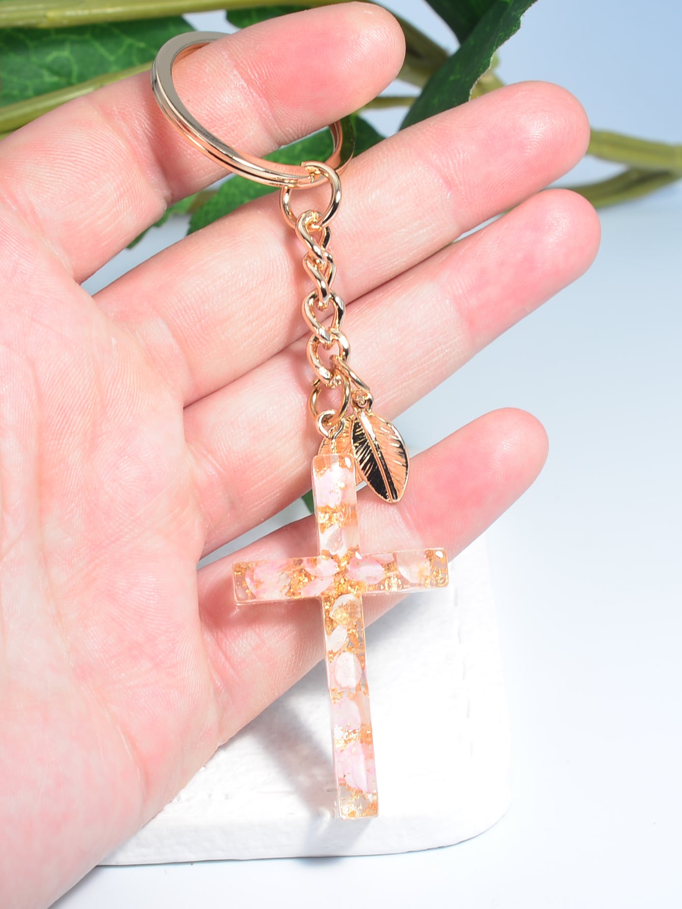 Luminous Faith Keychain