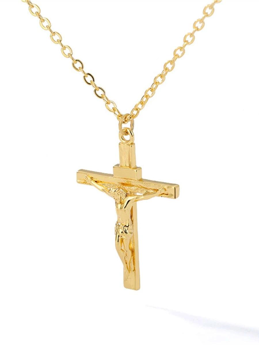 Collier Croix Rosalie - TresorDuCiel