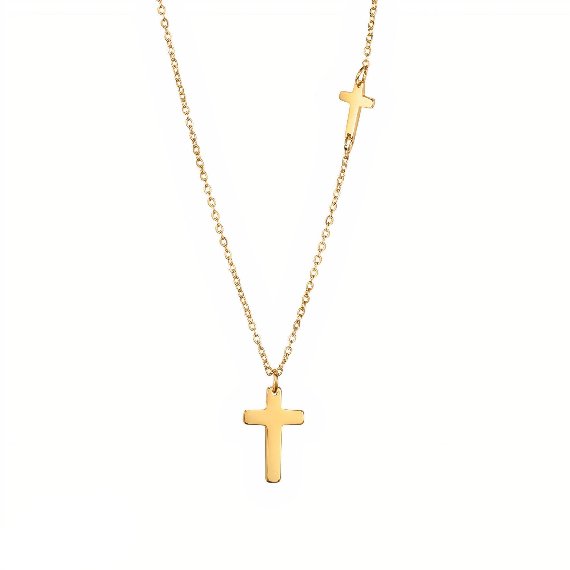 Collier Croix Chrétien Lucie - TresorDuCiel